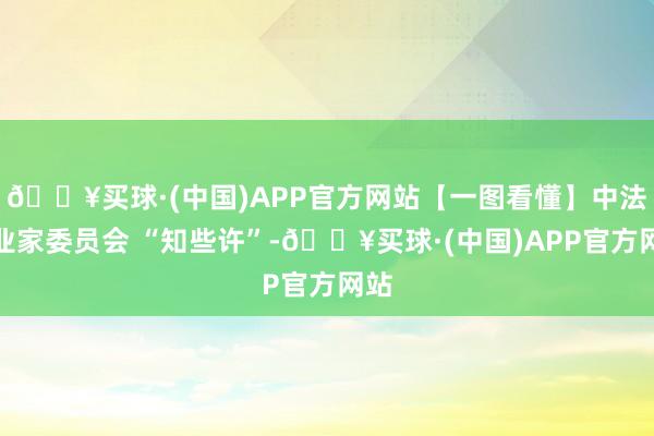 🔥买球·(中国)APP官方网站【一图看懂】中法企业家委员会 “知些许”-🔥买球·(中国)APP官方网站