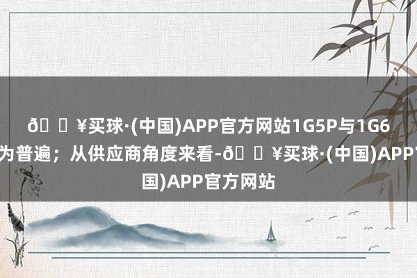 🔥买球·(中国)APP官方网站1G5P与1G6P使用最为普遍；从供应商角度来看-🔥买球·(中国)APP官方网站