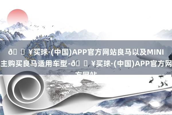 🔥买球·(中国)APP官方网站良马以及MINI车主购买良马适用车型-🔥买球·(中国)APP官方网站