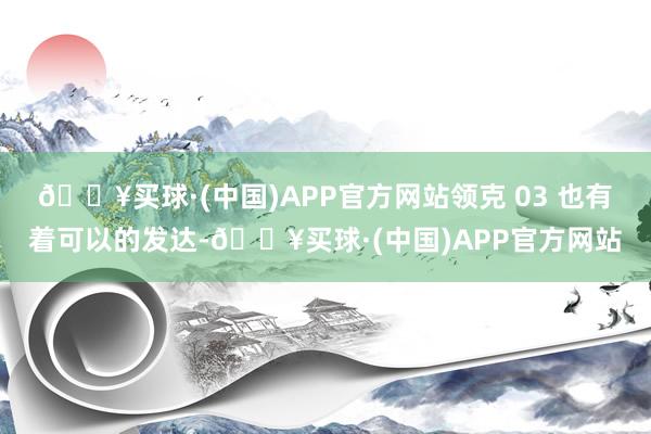 🔥买球·(中国)APP官方网站领克 03 也有着可以的发达-🔥买球·(中国)APP官方网站