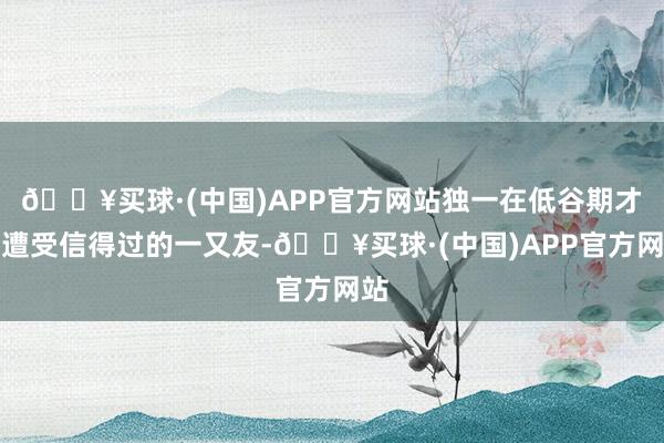 🔥买球·(中国)APP官方网站独一在低谷期才会遭受信得过的一又友-🔥买球·(中国)APP官方网站