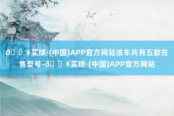 🔥买球·(中国)APP官方网站该车共有五款在售型号-🔥买球·(中国)APP官方网站