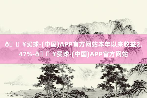 🔥买球·(中国)APP官方网站本年以来收益2.47%-🔥买球·(中国)APP官方网站