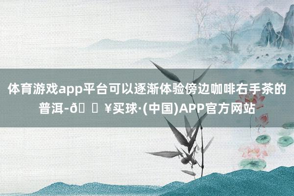 体育游戏app平台可以逐渐体验傍边咖啡右手茶的普洱-🔥买球·(中国)APP官方网站